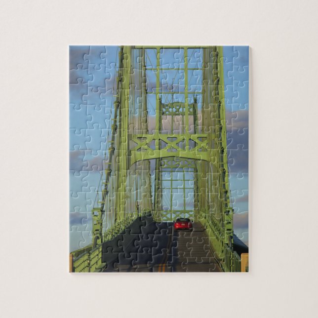 Puzzle Pont de suspension sur Little Deer Isle (Vertical)