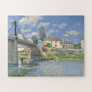 Puzzle Pont de Villeneu par Sisley Impressionist Paint