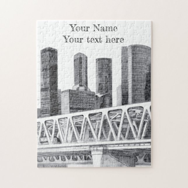 Puzzle Pont du métro (Vertical)