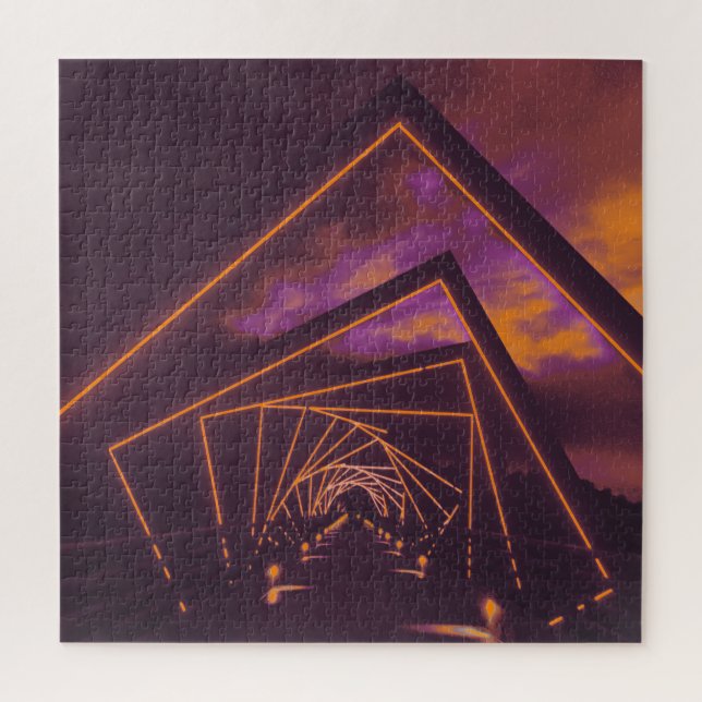 Puzzle pont du sentier à haut-plateau (Vertical)