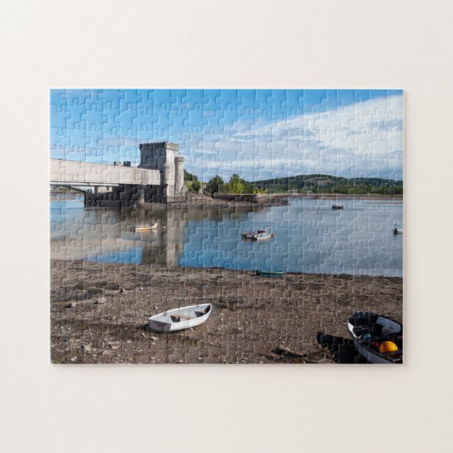 Puzzle Pont et tour du chemin de fer River Conwy (Horizontal)