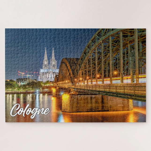 Puzzle Pont Hohenzollern, Cologne, Allemagne (Horizontal)