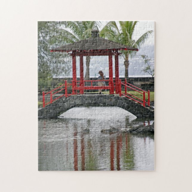 Puzzle Pont japonais à Hilo, Hawaii (Vertical)