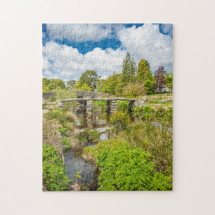 Puzzle Pont médiéval en verre au-dessus de la rivière à D