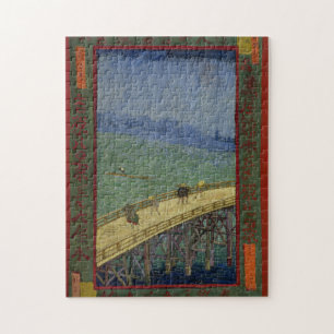 Puzzle Pont sous la pluie après Hiroshige par Vincent van