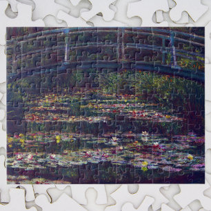 Puzzle Pont sur l'étang Nénuphar par Claude Monet