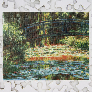 Puzzle Pont sur l'étang Nénuphar par Claude Monet