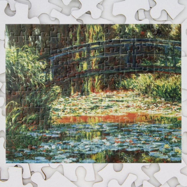 Puzzle Pont sur l'étang Nénuphar par Claude Monet (Créateur téléchargé)
