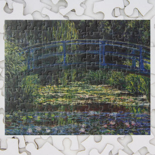 Puzzle Pont sur l'étang Nénuphar par Claude Monet