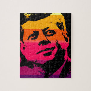 Puzzle Pop Art Jack JFK John F. Kennedy