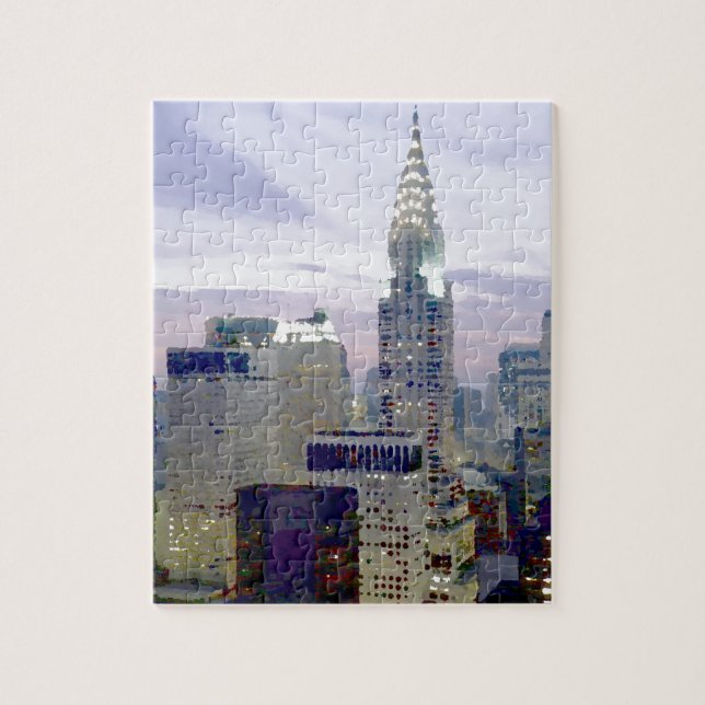 Puzzle Pop Art Oil Paint Effet New York (Vertical)