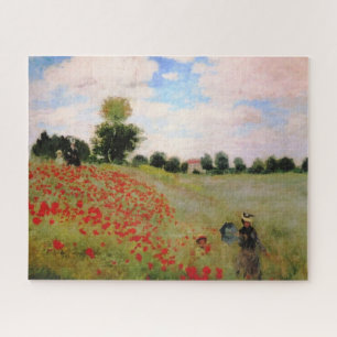 Puzzle Poppies rouges par Monet - Poppy Field Parasol Fem