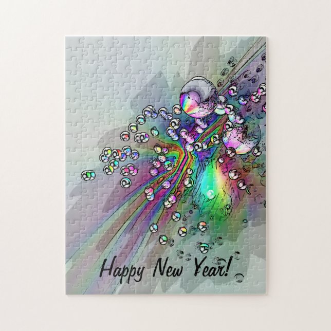 Puzzle Popping Cork - Bulles du Nouvel An (Vertical)