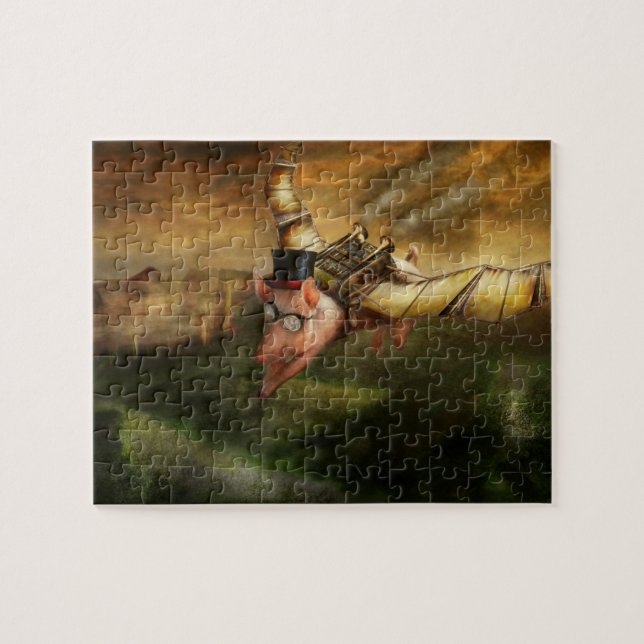 Puzzle Porc de vol - Steampunk - les porcs de vol (Horizontal)