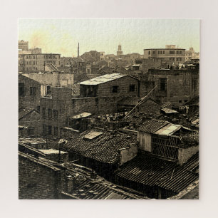 Puzzle Porcelaine vintage ville de Canton