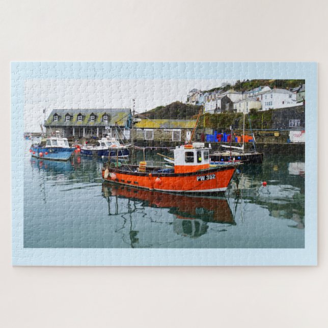 Puzzle Port de Mevagissey dans les Cornouailles (Horizontal)