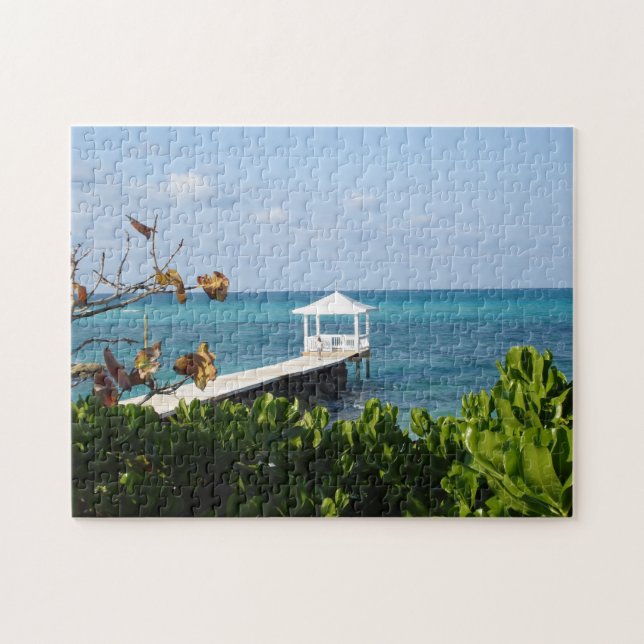 Puzzle Port de sable des Bahamas de Nassau. (Horizontal)