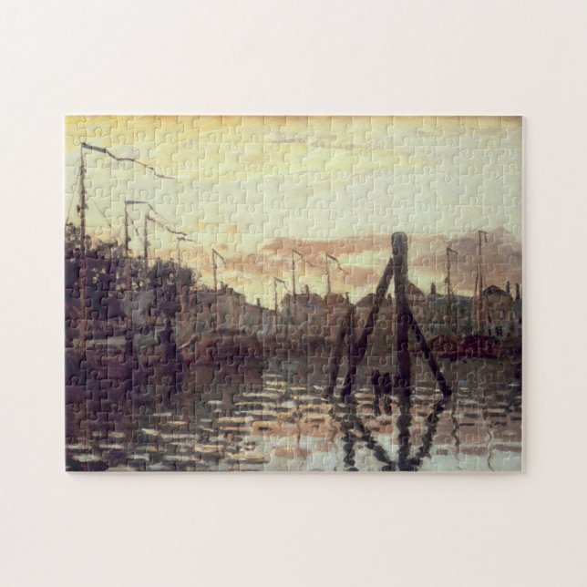 Puzzle Port de Zaandam Monet Art (Horizontal)