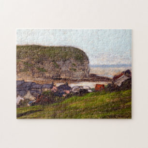 Puzzle Port et la Falaise d'Aval Monet