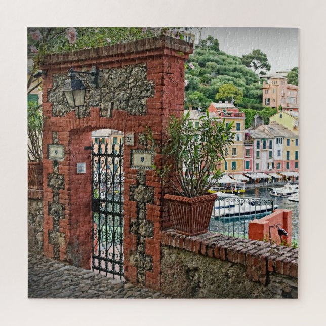 Puzzle Porte de Portofino, Italie - 20x20 - 676 pcs (Vertical)