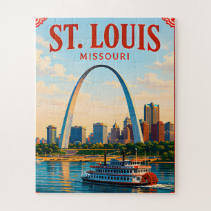 Puzzle 🌉 Porte d'entrée de vacances à St Louis Missouri