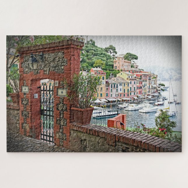 Puzzle Porte d'entrée vers Portofino, Italie - 20x30 - 10 (Horizontal)