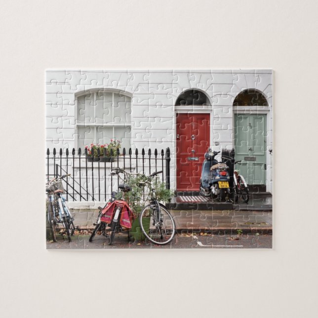 Puzzle Porte rouge, Porte verte, Islington, Londres Royau (Horizontal)
