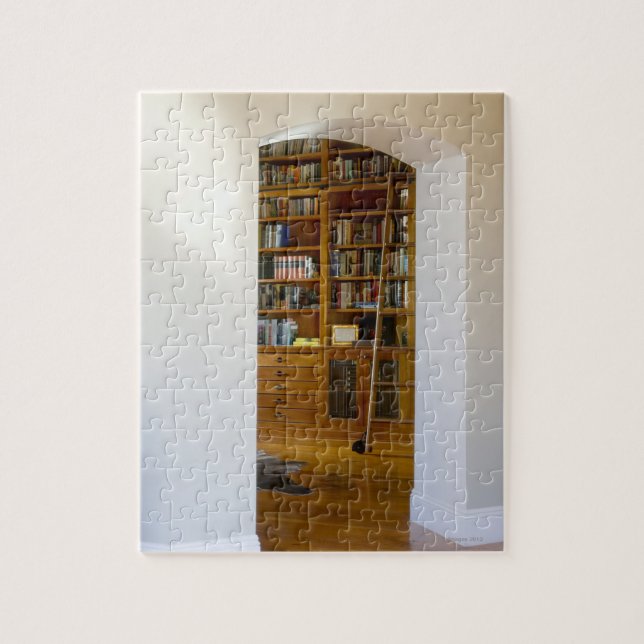 Puzzle Porte vers la bibliothèque d'accueil (Vertical)
