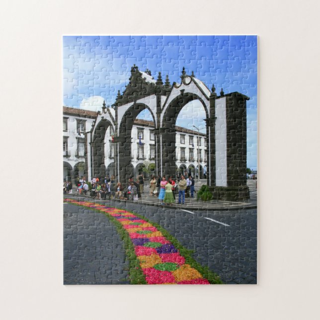 Puzzle Portes de la ville de Ponta Delgada (Vertical)