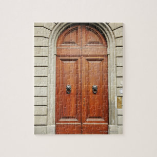 Puzzle Portes en bois lourdes, Florence, Italie