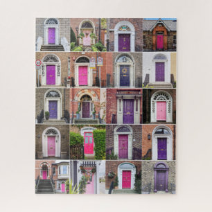 Puzzle Portes roses et violettes de Dublin