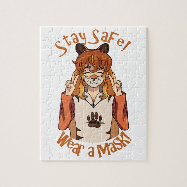 Puzzle Portez un Masque ! (Vertical)