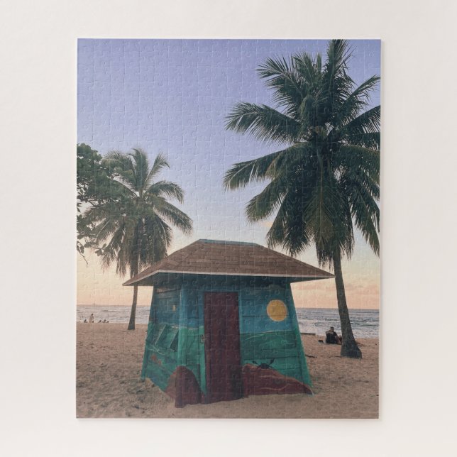 Puzzle Porto Rico Beach San Juan Island (Vertical)