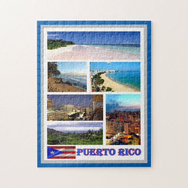 Puzzle Porto Rico - Mosaïque - (Vertical)