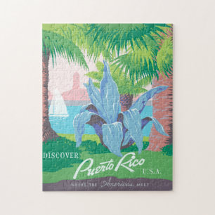 Puzzle Porto Rico Vintage Art Cool Photos historiques Tra