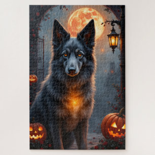 Puzzle Portrait artistique gothique d'Halloween de Silken