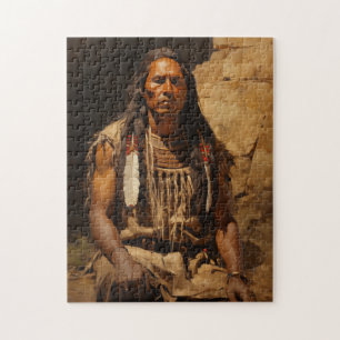 Puzzle Portrait d'Amérindien