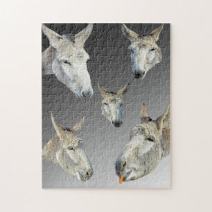 Puzzle portrait de A Donkey,