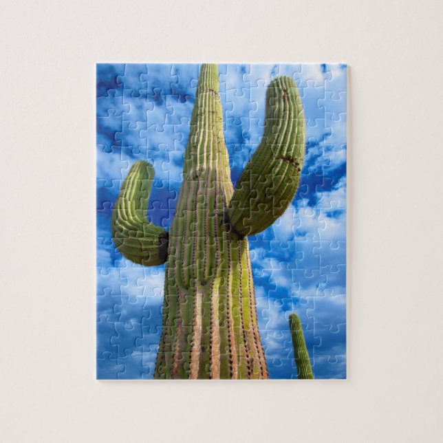 Puzzle Portrait de cactus du Saguaro, Arizona (Vertical)
