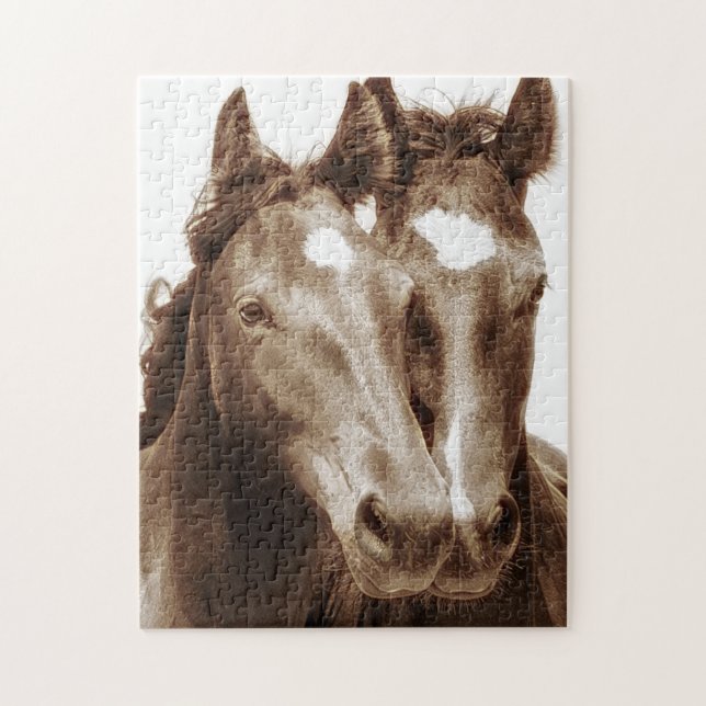 Puzzle Portrait de cheval III (Vertical)