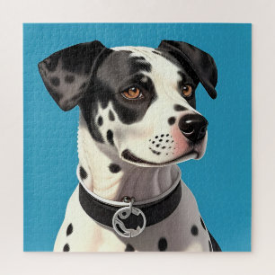 Puzzle Portrait de chien dalmate