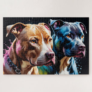 Puzzle Portrait de deux puces