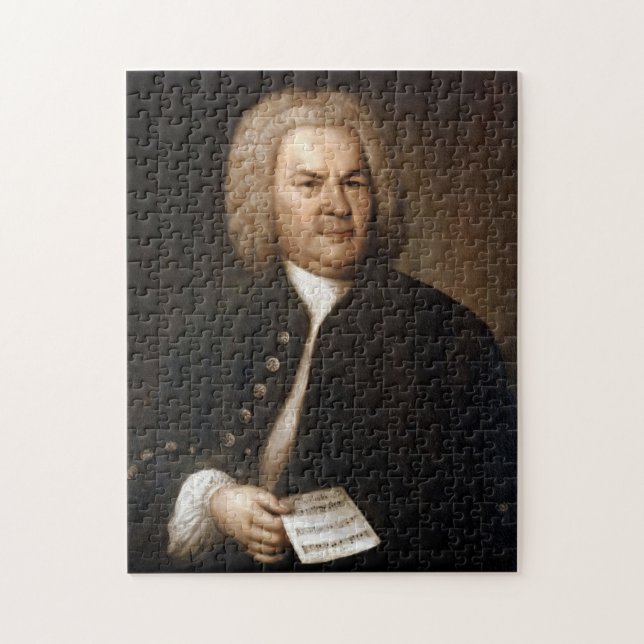 Puzzle Portrait de Johann Sebastian Bach (Vertical)