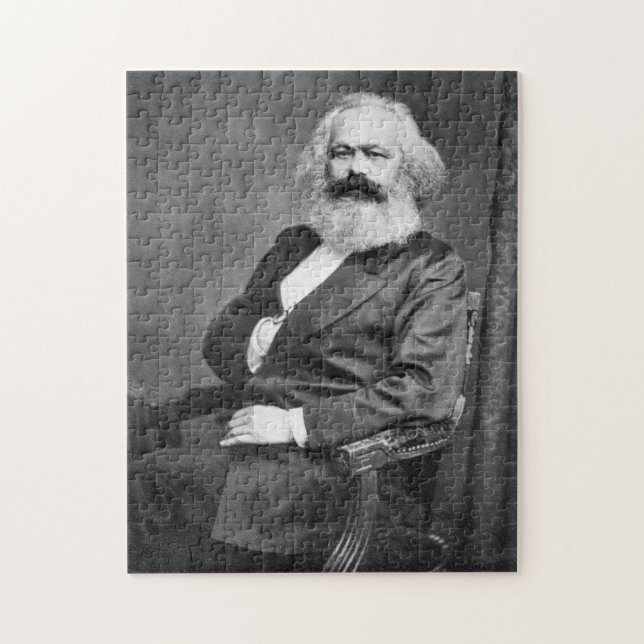 Puzzle Portrait de Karl Marx (Fondateur du marxisme) (Vertical)