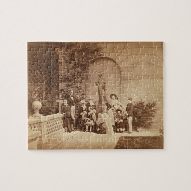 Puzzle Portrait de la famille royale à la Chambre (Horizontal)