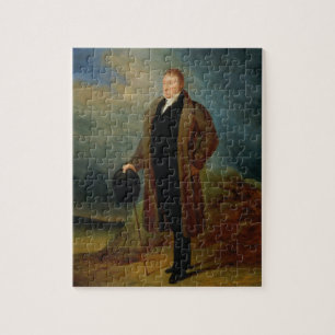 Puzzle Portrait de La générale Fayette dans la robe