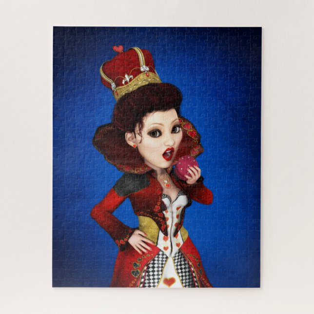 Puzzle Portrait de la Reine des Coeurs (Vertical)