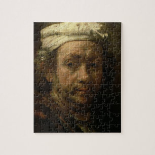 Puzzle Portrait de l'artiste à son chevalet, détail de