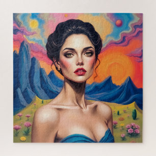 Puzzle Portrait de paysage Imaginaire enchanteur