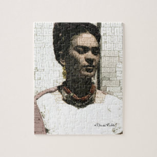 Puzzle Portrait de textile de Frida Kahlo